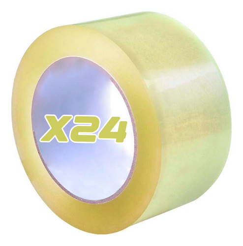 Cinta Embalaje 100 Yardas X24 Adhesivo Resistente Multiusos