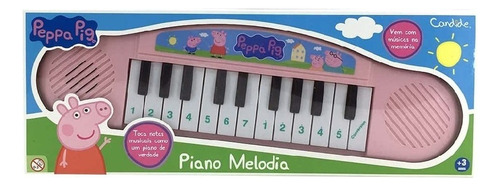 Instrumento Musical Piano Melodia Peppa Pig Candide 1513