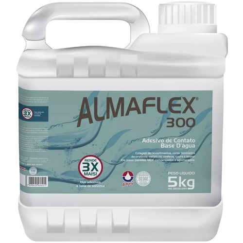 Cola De Contato A Base D'água 5 K Almaflex 300