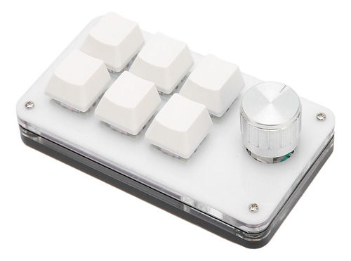 Teclado Mecânico De 6 Teclas, Botão De Uma Mão, Plugue Com F