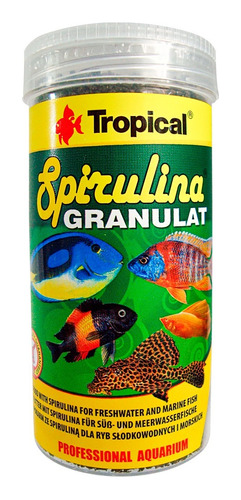 Tropical Spirulina Granulat 250ml Alimento Vegetal Premium