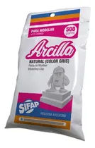 Comprar Arcilla Masa Para Modelar Natural X300gr Sifap Apta Horno Color Gris