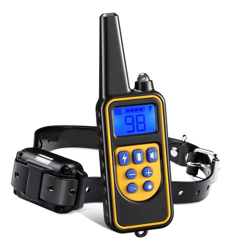 Collar De Entrenamiento Remoto Para Perros, Control De Ladri