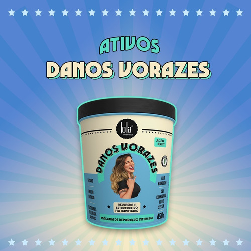 Mascarilla Danos Vorazes  - Lola Cosmetics 450g