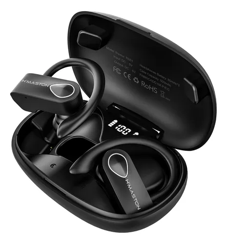 comprar Fone Sem Fio Bluetooth 5.3 Wireless Com Led 80mah 15h Rs-52