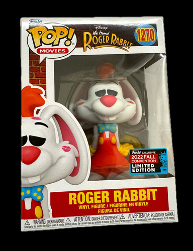 Funko Pop Roger Rabbit 1270 Exclusivo Besos Fall Conve 2022 