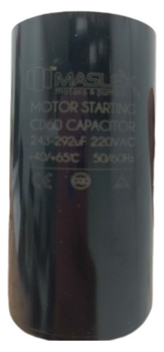 Capacitor De Arranque 220vac 243-292mfd Tienda Av Casanova