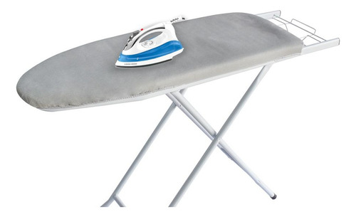 Forro Capa Tábua Passar Térmico Com Espuma 130x40cm Cinza
