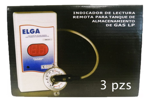 Medidor Digital De Gas Lp Elga X 3 Pzs
