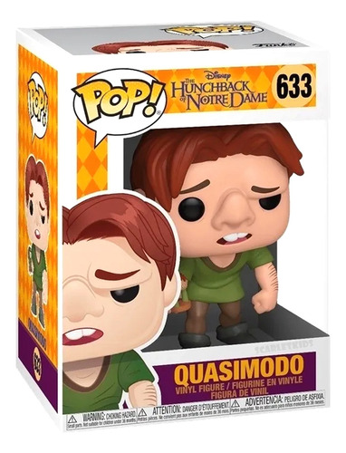 Funko Pop Quasimodo 633 Disney Original Scarlet Kids