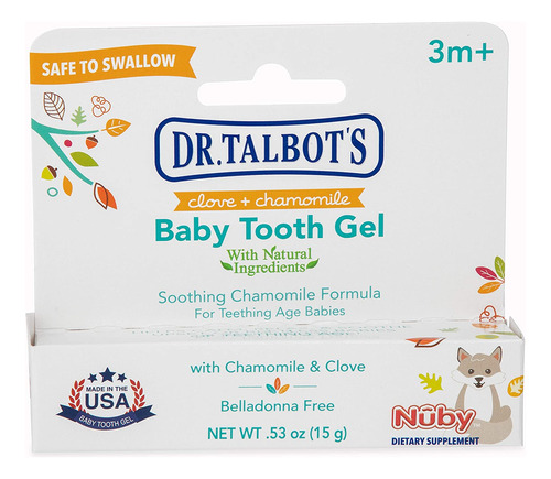 Dr. Talbots Baby Tooth Gel For Sore Gums, Naturally Inspired
