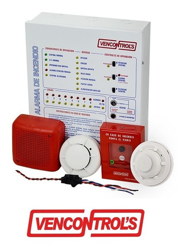 Combo Central De Incendio Vc-8xpress  Vencontrol 8 Zonas