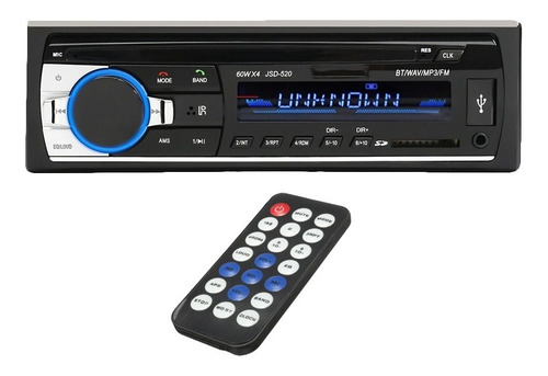 Stereo Bluetooth Auto Estereo Usb Mp3 Fm Tarjeta Sd !