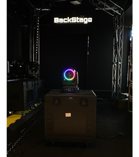 Kit 2 Mini Moving Head Globo Rgbw 100w + Borda Led