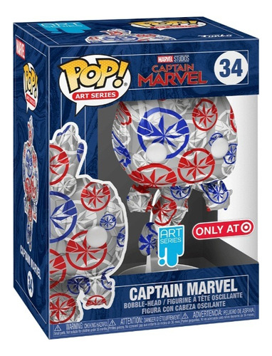 Funko Pop!  Capitana Marvel #34 Target Art Series Daffyrugs