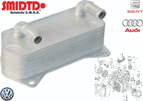 Radiador Transmision Autom Triptonic Vw Passat Cc 09-12