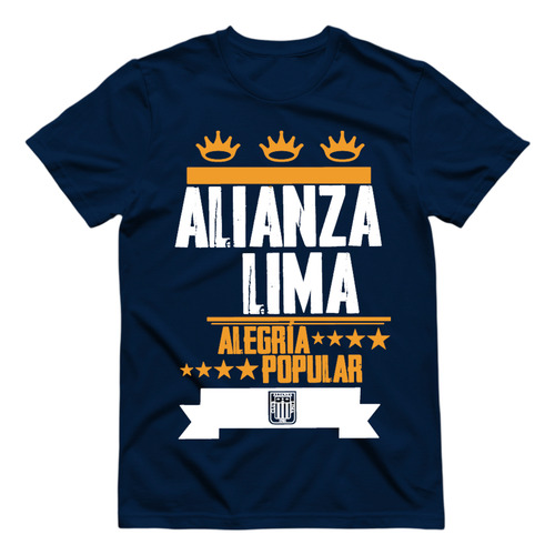 Polo Modelo Hincha Alianza Lima Moda Algodón Estadio Fútbol