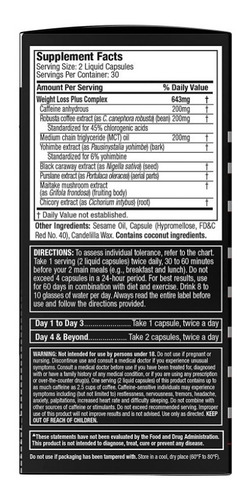Hydroxycut Black Quemador Tecnología Liquidthemo 60 Capsulas Es El Suplemento De Pérdida De Peso Perfecto Para Ayudarlo Alcanzar Sus Objetivos De Pérdida De Peso. De Forma Rapida