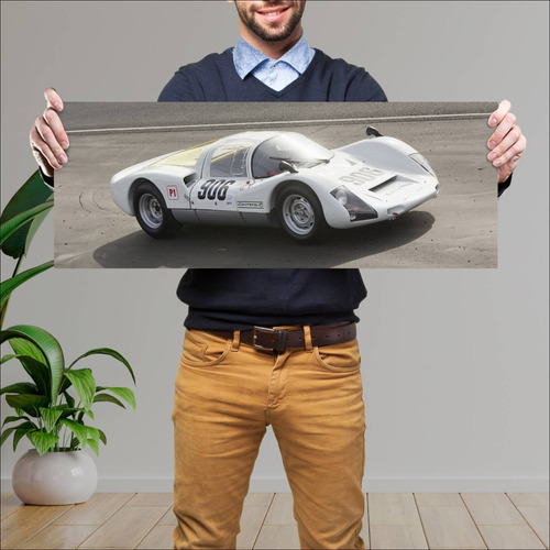 Cuadro 30x80cm Auto 1966 Porsche 906 Carrera 6 1 11