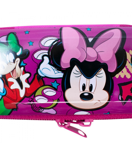 Estojo Metal Roxo Minnie Bravinha