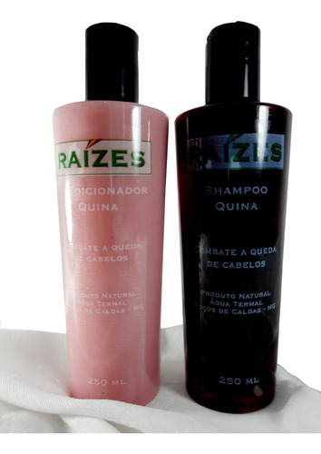 Shampoo + Condicionador De Quina Combate A Queda De Cabelo