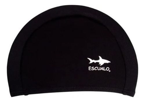 Gorra Natación Lycra Junior 12 Años Color Negro - Escualo Diseño de la tela Liso Talla unitalla