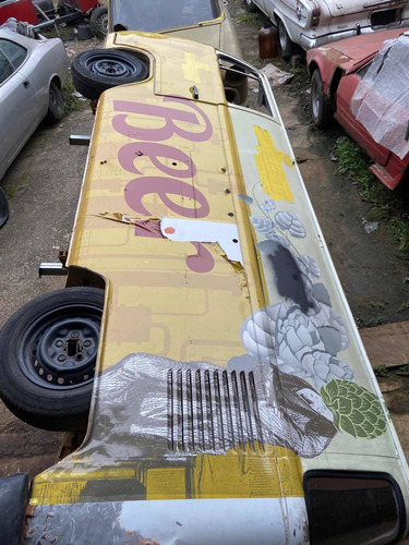 Kombi Lateral Fachada Decoraçao Choperia Parede Corujinha T1