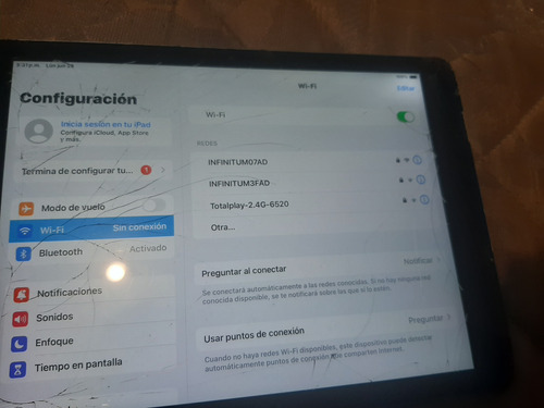 Ipad A1893 Para Partes O Arreglar Leer Bien Gris Claro (Usado)