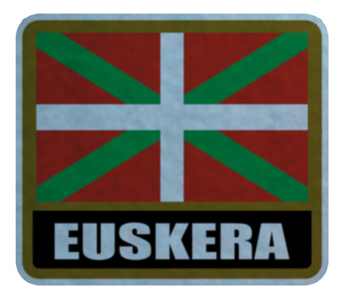 Parche Felpa Para Coser 7cm Set X4 Bandera Euskera Euskera-01 Euskera-01