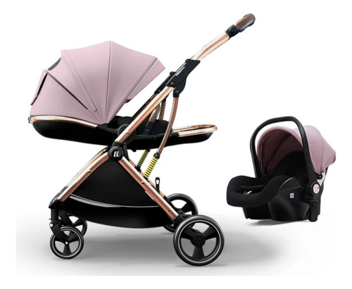 Coche Travel System Nebula Voyage Pink