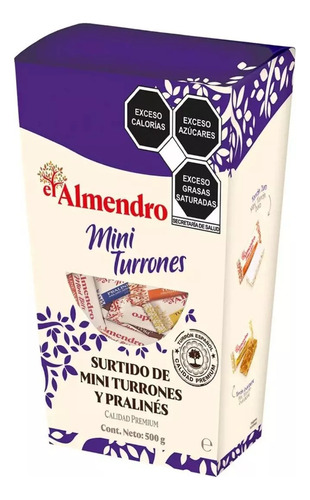 Surtido De Turrones Y Pralines El Almendro 500g Chocolate 