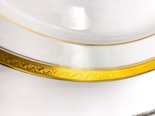Platon Oval De Porcelana Crestwood Gold 40 Cm Noritake