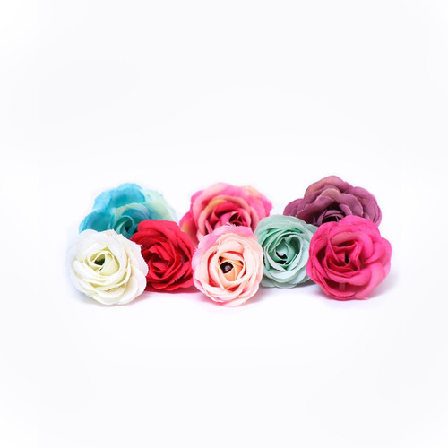 Imagen 1 de 8 de Flores Artificiales Mini Rosas Vintage!  X 50 Unidades!