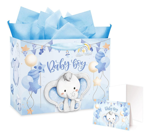 Mpanwen Bolsa De Regalo Grande Para Bebé De 16 Pulgadas, Bol