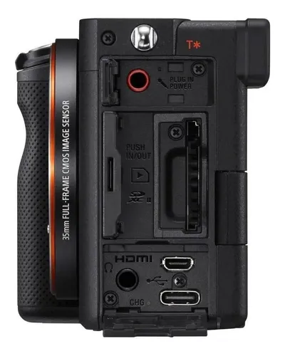 Cámara Digital Sony Mirrorless Full Frame Ilce-7c Color Negro