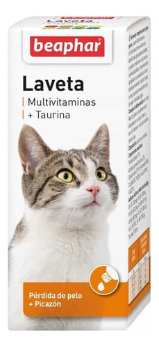 Beaphar Suplemento Laveta Gato Con Taurina, 50ml