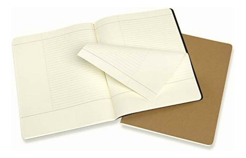Moleskine Subject Cahier Soft Cover Journal, Set Of 2, Xl