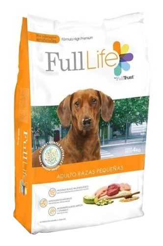 Alimento Full Life  Para Perro Full Life  Razas Pequeñas para perro adulto de raza  razas pequeñas en bolsa de 4kg