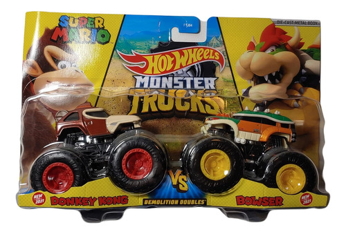 Hotwheels Monster Trucks Donkey Kong Vs Bowser