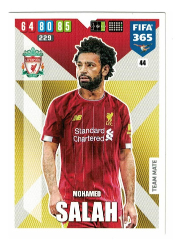 Carta Mohamed Salah - Fifa 365 2020  Panini