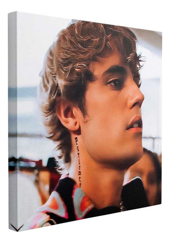 Cuadro Justin Bieber, Mirada Enigmática Y Pensativa 10x10