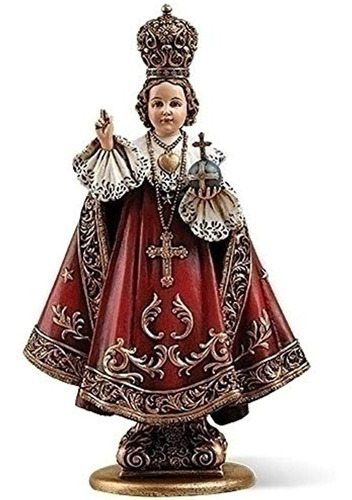 Infante Romano De Praga Con Cruz Real Tunicas Rojas 2 X 6 Pu