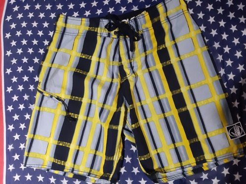 Short Bermuda Playero Marca Body Glove Talla 32 Hombre