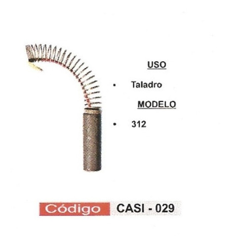 Carbon Taladro 312 Hitachi - B&d 