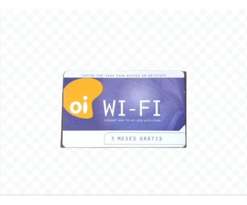 Cartão Telefonico Oi Wi-fi Sem Raspar