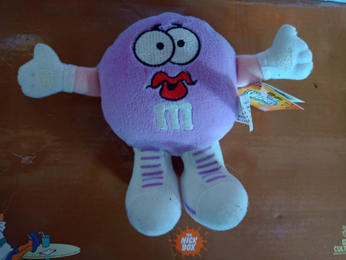 Chocolate M&m's Morado Mini Peluche Original Plush