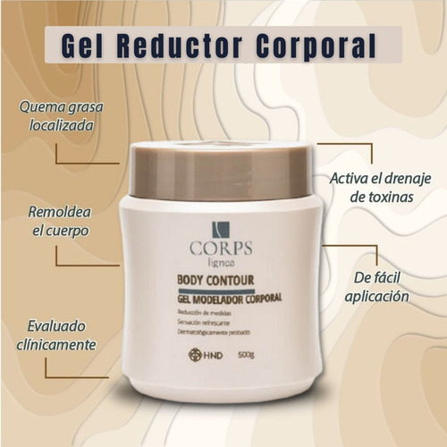 Imagen 3 de 7 de Gel Reductor Y Moldeador Body Contour Hnd