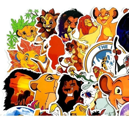 Imagen 5 de 6 de El Rey León - Set De 50 Stickers / Calcomanias