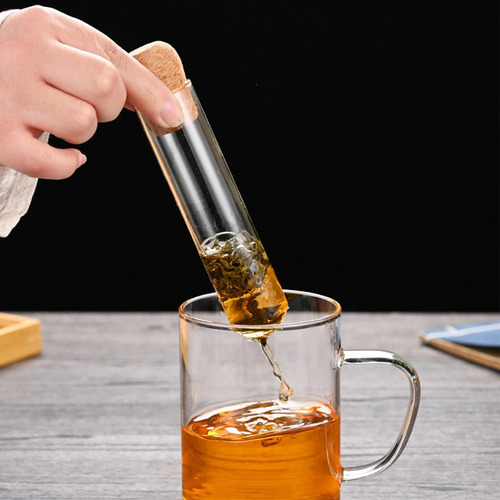 Db Infusor De Té Colador De Té De Vidrio Transparente Con
