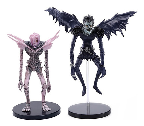 Set X 2 Figura Shinigami Rem + Ryuk Death Note Muñeco